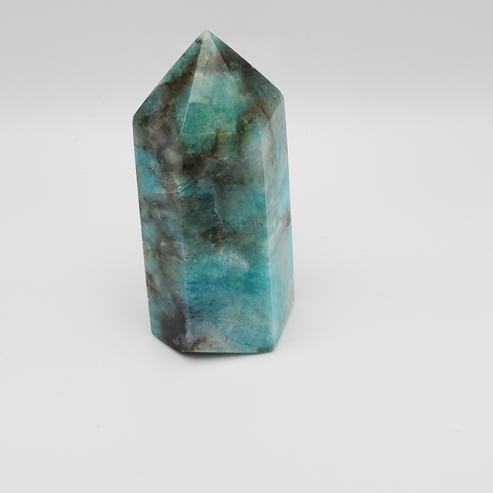 Amazonite Smokey Quartz Tower